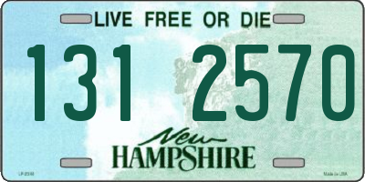 NH license plate 1312570