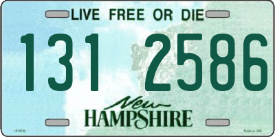 NH license plate 1312586