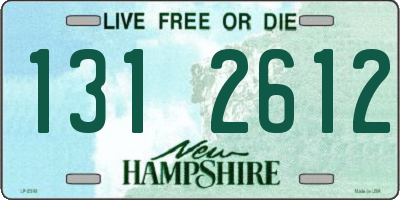 NH license plate 1312612