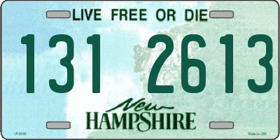 NH license plate 1312613