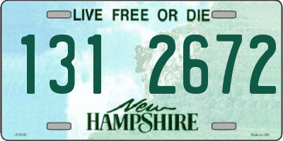 NH license plate 1312672