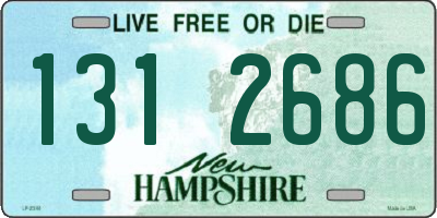 NH license plate 1312686