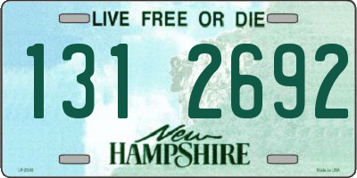 NH license plate 1312692