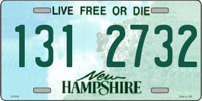 NH license plate 1312732