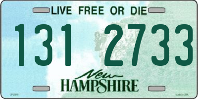 NH license plate 1312733