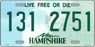 NH license plate 1312751