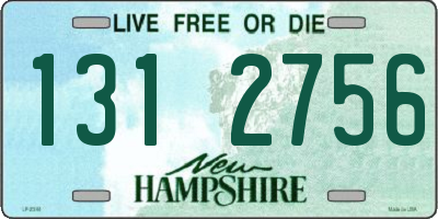 NH license plate 1312756