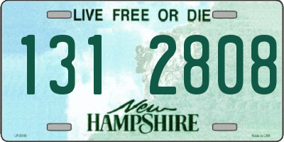 NH license plate 1312808