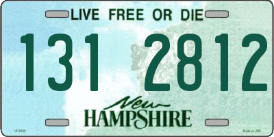 NH license plate 1312812