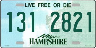 NH license plate 1312821