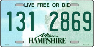NH license plate 1312869