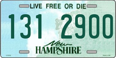 NH license plate 1312900