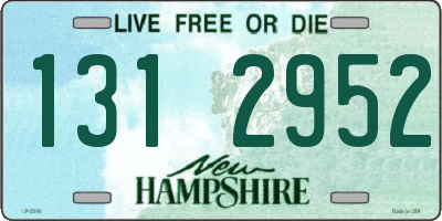 NH license plate 1312952