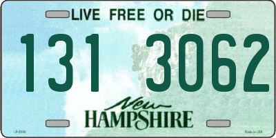 NH license plate 1313062