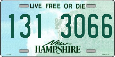 NH license plate 1313066