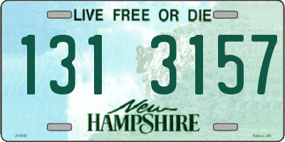 NH license plate 1313157