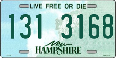 NH license plate 1313168