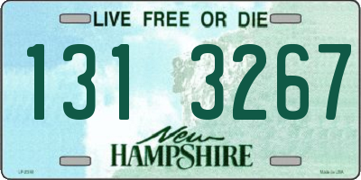 NH license plate 1313267