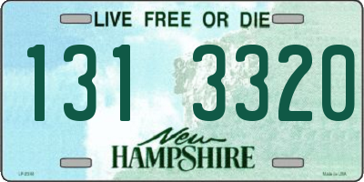 NH license plate 1313320