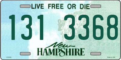 NH license plate 1313368