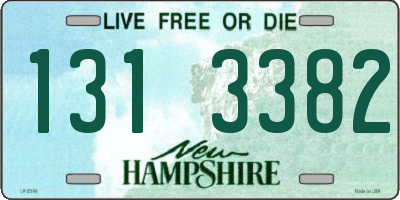 NH license plate 1313382