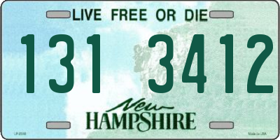 NH license plate 1313412