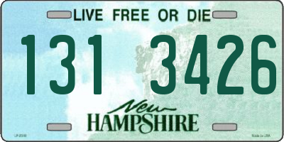 NH license plate 1313426