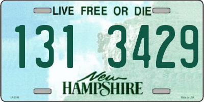 NH license plate 1313429