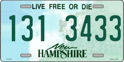 NH license plate 1313433