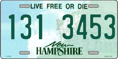 NH license plate 1313453