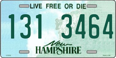 NH license plate 1313464