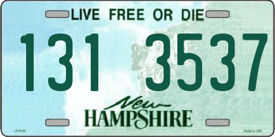 NH license plate 1313537