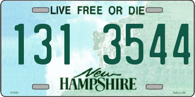 NH license plate 1313544