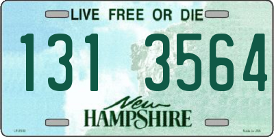 NH license plate 1313564