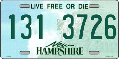 NH license plate 1313726