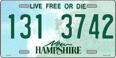 NH license plate 1313742