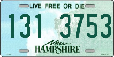 NH license plate 1313753