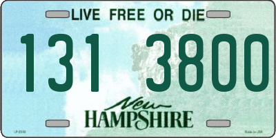 NH license plate 1313800
