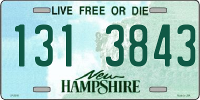 NH license plate 1313843