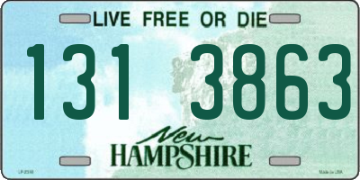 NH license plate 1313863