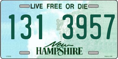 NH license plate 1313957