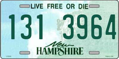 NH license plate 1313964