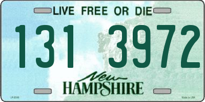 NH license plate 1313972