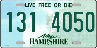 NH license plate 1314050