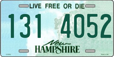 NH license plate 1314052