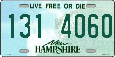 NH license plate 1314060