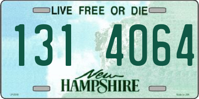 NH license plate 1314064