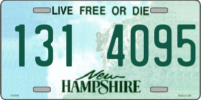 NH license plate 1314095