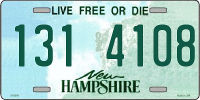 NH license plate 1314108