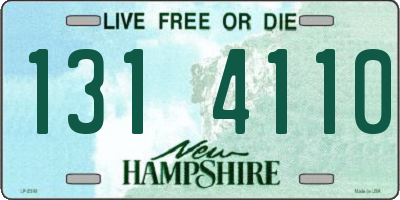 NH license plate 1314110
